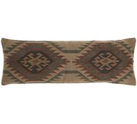 DKD Home Decor Cojín Lana Yute Kilim Multicolor 30x85 cm
