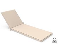 DKD Home Decor Cojín para Tumbona Poliéster 190x60x5 cm Beige