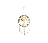 DKD Home Decor Decoración Colgante Árbol de la Vida Dorado