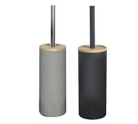 DKD Home Decor Escobillero de Resina y Caucho Surtido Pack de 2
