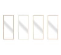 DKD Home Decor Espejo de Cristal y PS 68x2x156 cm Pack de 4 Surtidos