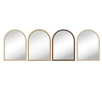 DKD Home Decor Espejo de Símil Ratán 55x75 cm (Pack de 4)