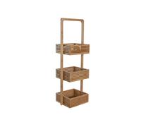 DKD Home Decor Estantería de Bambú y MDF con 3 Estantes, Natural