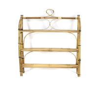 DKD Home Decor Estantería de Pared Ratan Bambu 62x15x103 Natural