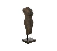 DKD Home Decor Figura de Cemento Diosa Javanesa Gris Oscuro 40x35x120 cm