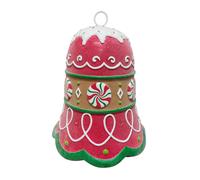 DKD Home Decor Figura LED Resina Campana Multicolor