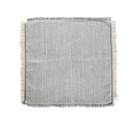 DKD Home Decor Funda Cojín Algodón Reciclado 45x45x0,1 cm Gris/Blanco