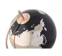 DKD Home Decor Globo Terráqueo de Aluminio 20x20x30 cm