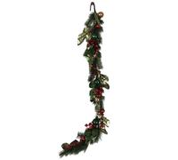 DKD Home Decor Guirnalda LED PVC 20x20x150 Verde y Rojo con 40 LEDs