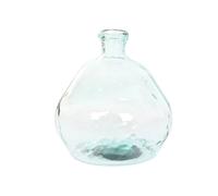 DKD Home Decor Jarrón de Cristal Reciclado Orgánico 40L