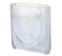 DKD Home Decor Jarrón de Cristal Transparente 22x9x23 cm