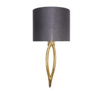 DKD Home Decor Lámpara Aplique Metal Dorado 30x16x60 cm