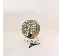 DKD Home Decor Lámpara de Sobremesa Árbol Dorado Metal