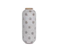 DKD Home Decor Lámpara de Sobremesa de Cristal con Flor Craquelado 17x17x44 cm