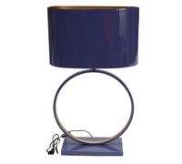 DKD Home Decor Lámpara de sobremesa de hierro lila 41x20x71 cm