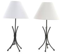 DKD Home Decor Lámpara de Sobremesa de Metal con Ramas