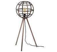 DKD Home Decor Lámpara de Sobremesa de Metal Gris Oscuro 50x50x98 cm