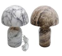 DKD Home Decor Lámpara de Sobremesa Metal Seta Surtido
