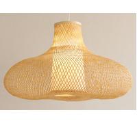 DKD Home Decor Lámpara de Techo Bambú Natural 75x75x48 cm