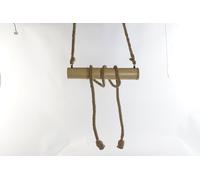 DKD Home Decor Lámpara de Techo de Bambú y Cuerda Marrón Claro