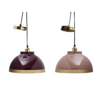 DKD Home Decor Lámpara de Techo de Metal Lacado, Surtido Lila y Rosa