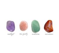 DKD Home Decor Llavero de Piedra Zinc Surtido de 4 Tipos