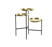 DKD Home Decor Macetero Metal Dorado 60x40x60 cm