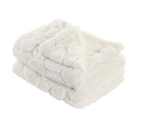 DKD Home Decor Manta de Poliéster Crudo 130x170 cm para Sofá
