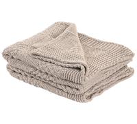 DKD Home Decor Manta de Sofá de Punto Beige 130x170 cm