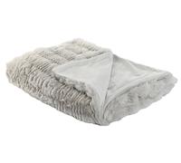DKD Home Decor Manta para Sofá Gris Claro 130x170 cm