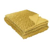 DKD Home Decor Manta para Sofá Mostaza 130x170 cm