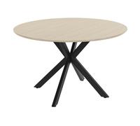 DKD Home Decor Mesa de Comedor MDF y Hierro 120x120x75 cm