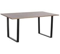 DKD Home Decor Mesa de Comedor MDF y Hierro Marrón