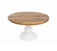 DKD Home Decor Mesa Redonda Comedor Mango 153x153x76