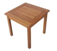 DKD Home Decor Mesita Auxiliar de Acacia Marrón Natural