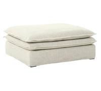DKD Home Decor Módulo Auxiliar Sofá Poliéster y Lino Beige 110x110x48