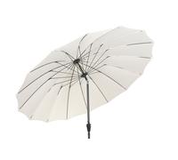 DKD Home Decor Parasol de Acero Reclinable Marfil UV 50+
