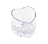 DKD Home Decor Portavelas de Cristal Corazón Transparente