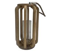 DKD Home Decor Portavelas Mango Cristal Natural