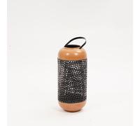 DKD Home Decor Portavelas Metal Negro 20,5x20,5x51