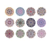DKD Home Decor Posavasos Mandala Multicolor