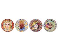 DKD Home Decor Posavasos Sicilia 2024 Multicolor