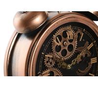 DKD Home Decor Reloj de sobremesa de hierro cobrizo