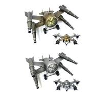 DKD Home Decor Reloj de Sobremesa de Hierro Nave Surtido