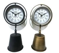 DKD Home Decor Reloj de Sobremesa Hierro y Cristal 16x11,5x32 (Surtido de 2 unidades)