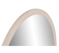 DKD Home Decor Set de 2 Espejos de Pared Símil Madera 65x95 cm