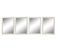 DKD Home Decor Set de 4 Espejos Soft Tropic Surtido 70x2x97 cm