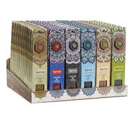 DKD Home Decor Set de 40 Varillas de Incienso de Madera de 27 cm