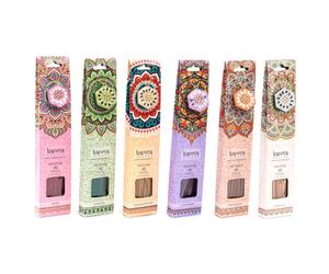 DKD Home Decor Set de 40 Varillas de Incienso Mandala Color