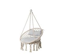 DKD Home Decor Silla Colgante de Algodón con Cojín